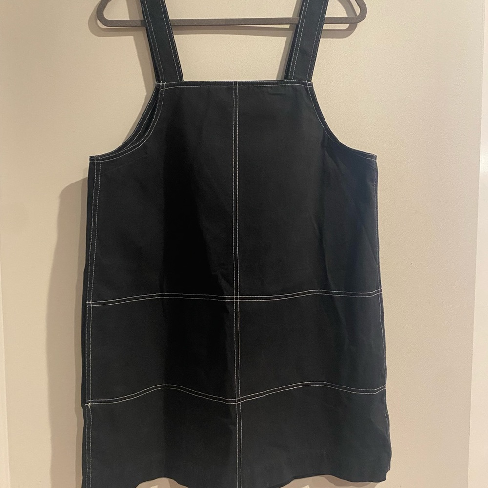 Black Pinafore Dress